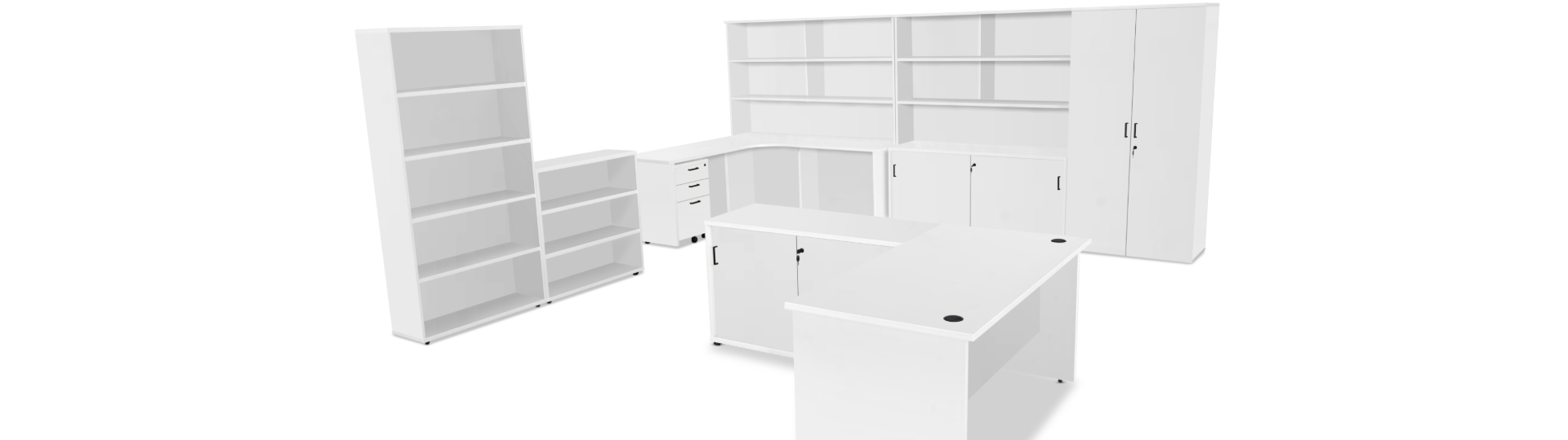 Blend WHITE Furniture Range